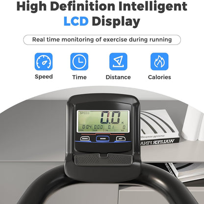 Sturdy Curved Manual Treadmill, Non Electric Motorized Treadmill